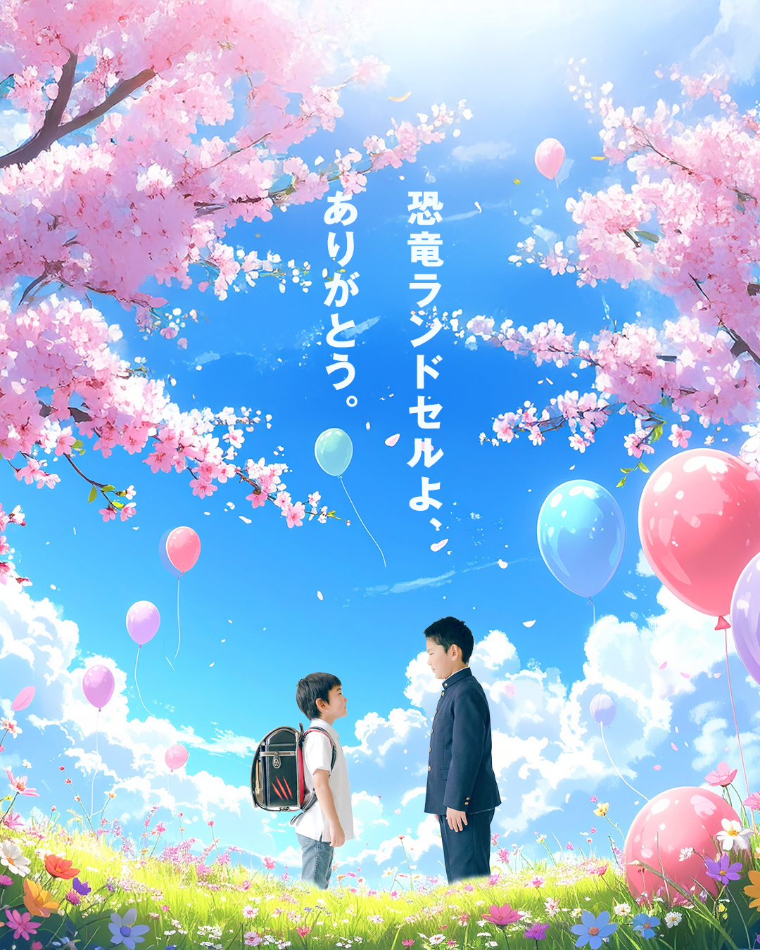 恐竜ランドセルよありがとう