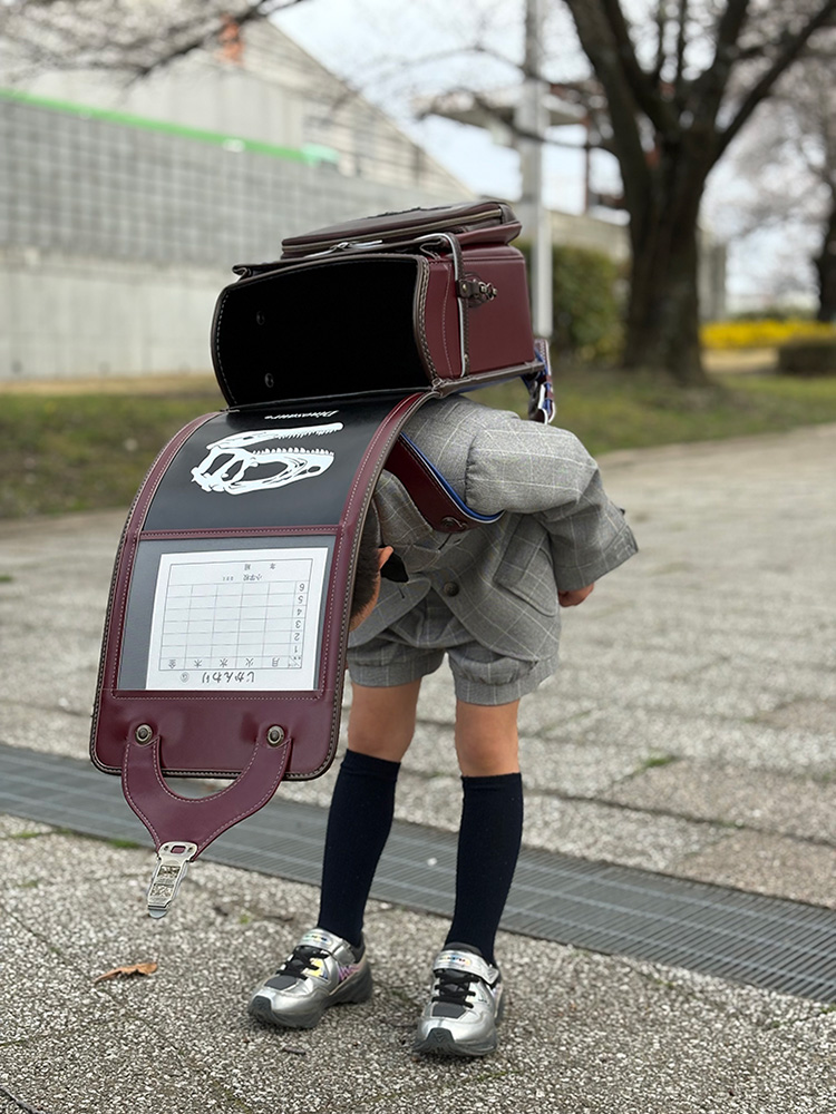 ダイナソーベース恐竜ランドセル購入者様写真