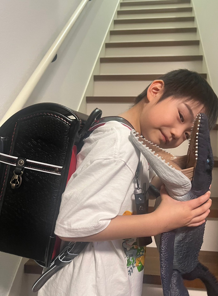 ダイナソーベース恐竜ランドセル購入者様写真