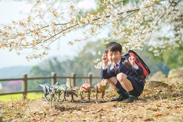 ダイナソーベース恐竜ランドセル購入者様写真