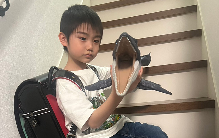 ダイナソーベース恐竜ランドセル購入者様写真
