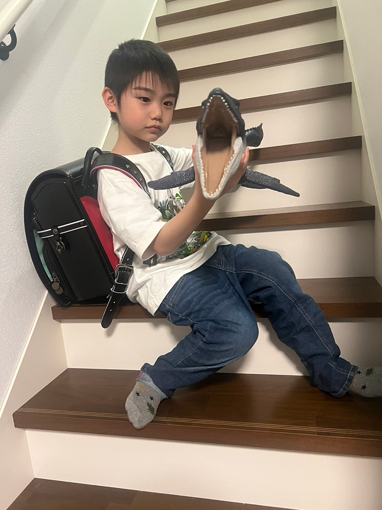 ダイナソーベース恐竜ランドセル購入者様写真